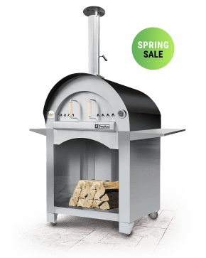 Quattro With Stand Wood Burning